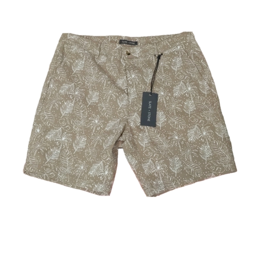 Slate & Stone summer leaves shorts size 34